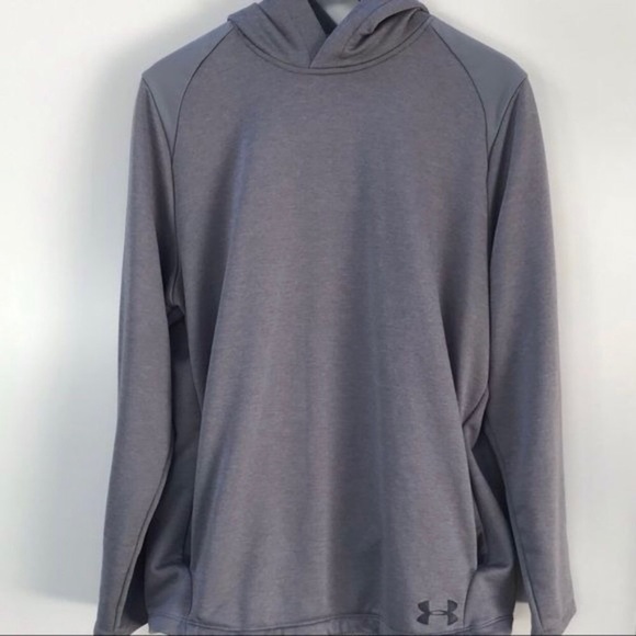 Under Armour Other - Under Armour Pull Over Hoodie Loose Coldgear, Gray, Size Medium